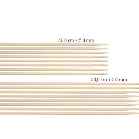Bamboo skewers 5mm