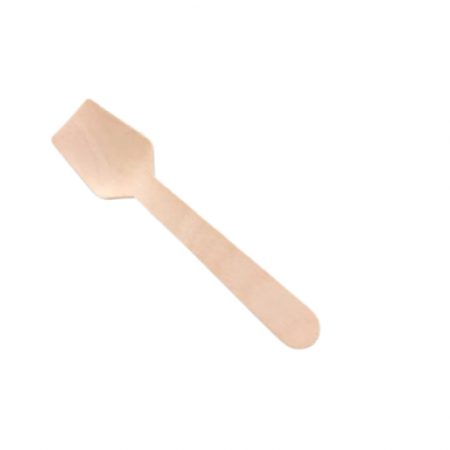 Ξύλινο κουτάλι παγωτού 95mm